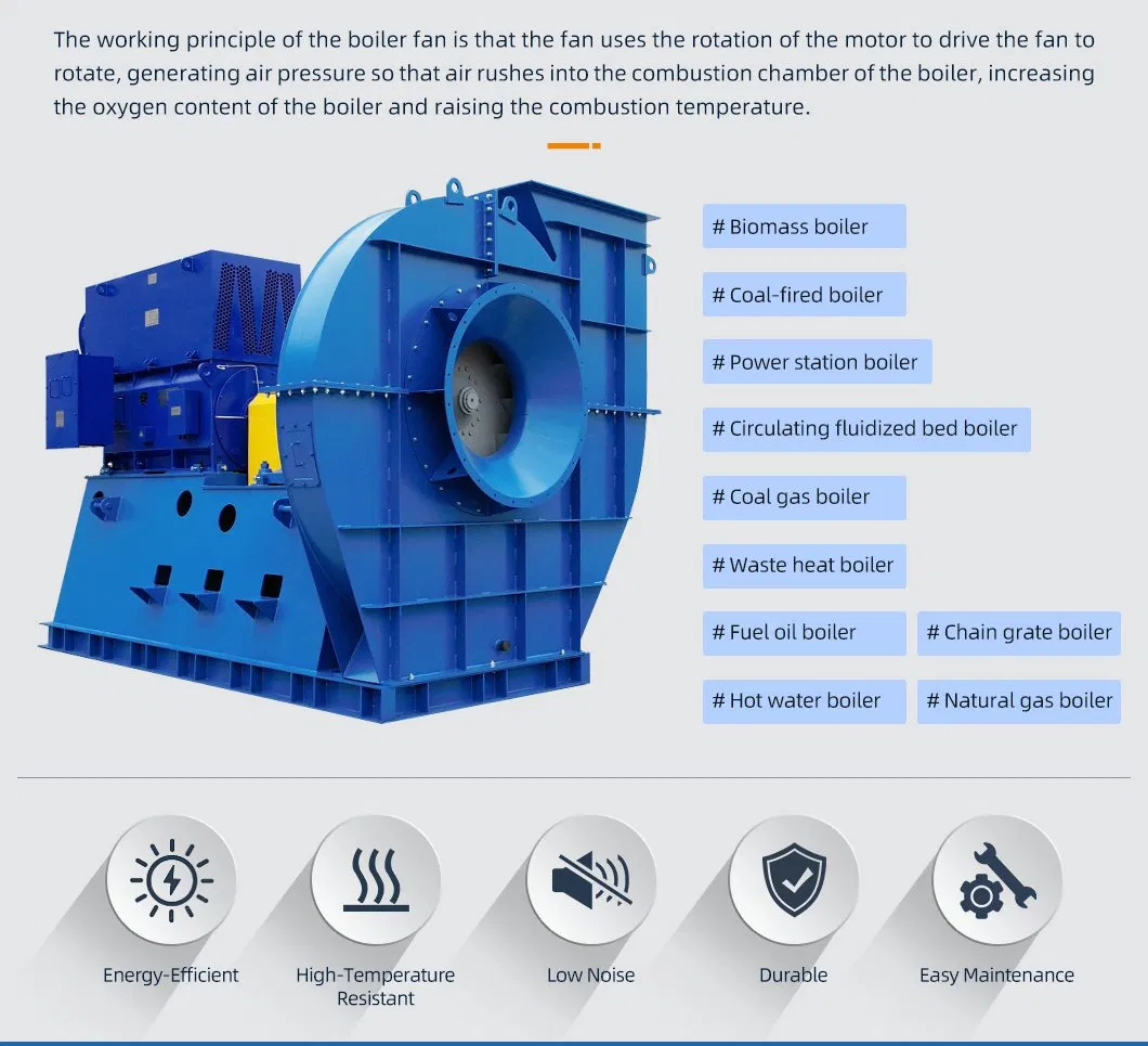 Kustomisasi boiler blower kipas anti korosi Wear tahan baja karbon 1