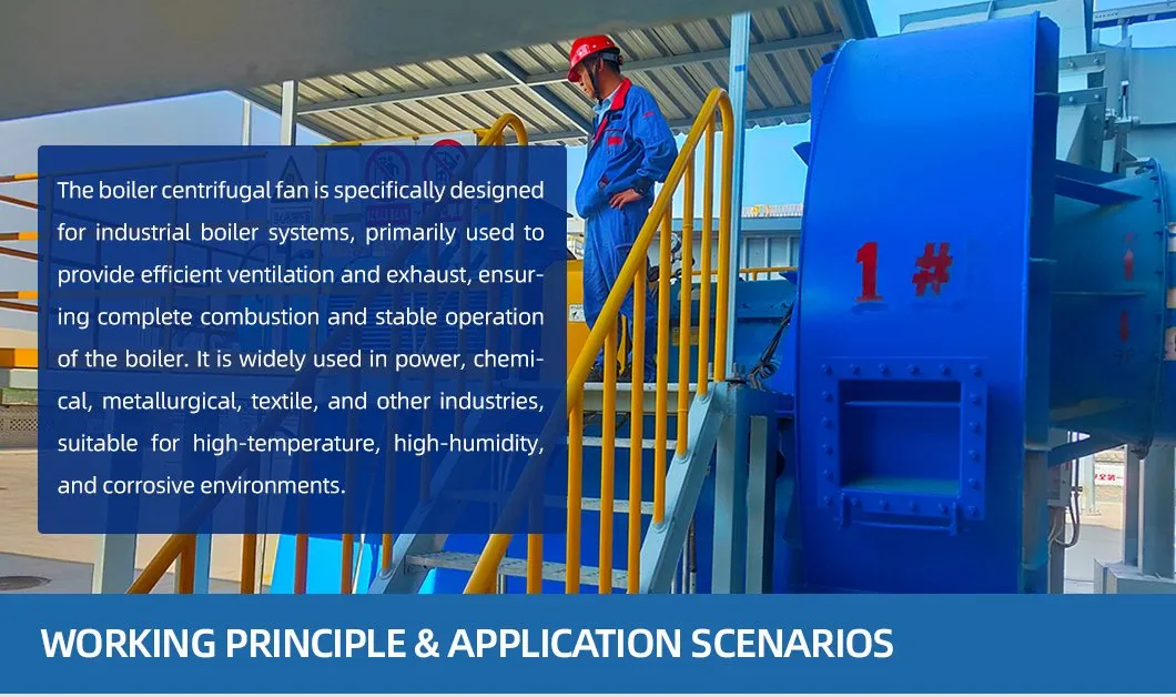 Kipas Sentrifugal Boiler Kekuatan Tinggi Tahan Suhu Tinggi 0