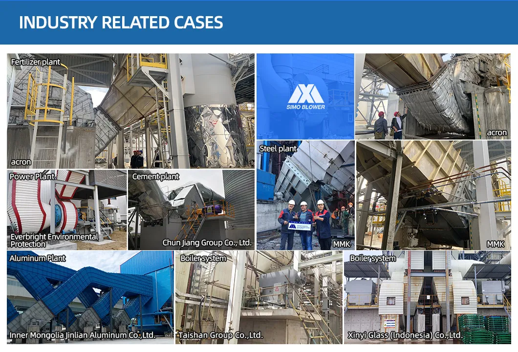 45kw Centrifugal Fan Blower Material Mengirim Volume Udara Besar Tekanan Rendah 8