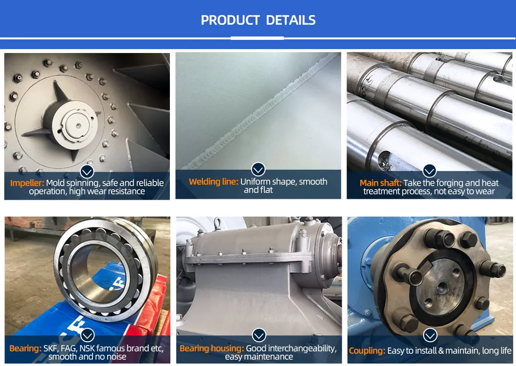 5-12 seri listrik arc tungku pembuangan pemurnian ventilator sentrifugal ventilator dorongan 1