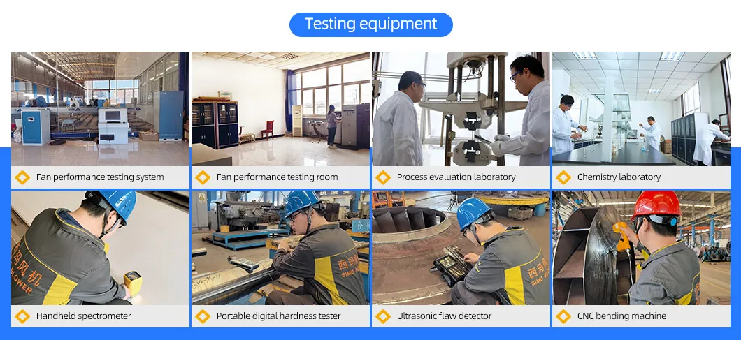 5-12 seri listrik arc tungku pembuangan pemurnian ventilator sentrifugal ventilator dorongan 7