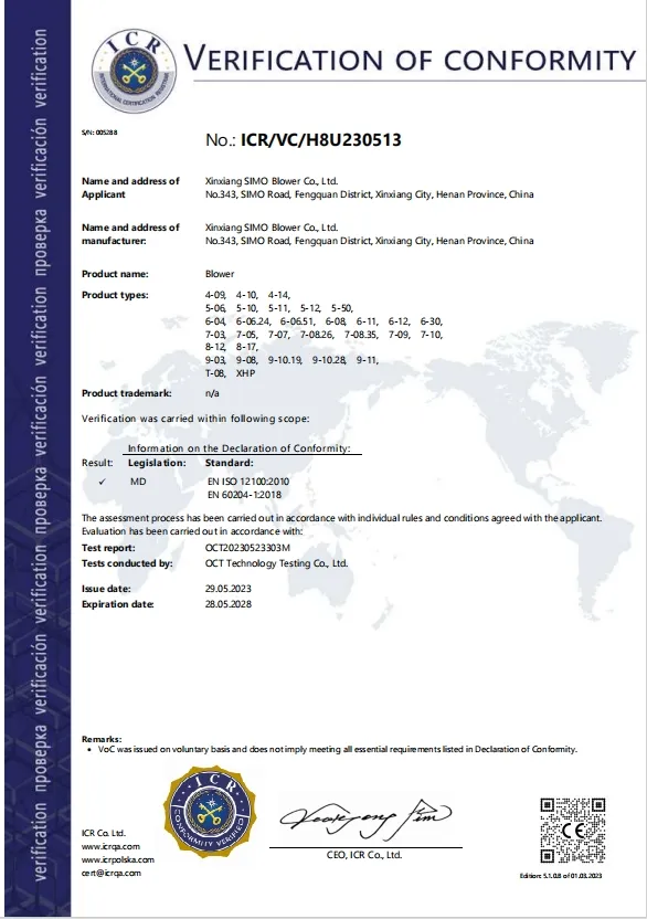 5-12 seri listrik arc tungku pembuangan pemurnian ventilator sentrifugal ventilator dorongan 10