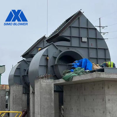 Kipas Sentrifugal Tugas Berat Besar Berkecepatan Tinggi Baja Karbon