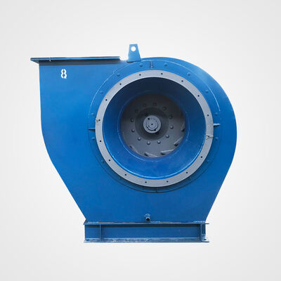 kualitas Kipas Sentrifugal Industri dengan Bilah Impeller Tahan Aus untuk Ekstraksi Gas Buang Suhu Tinggi dan Desain Bilah Impeller Mundur Pabrik